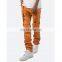 DiZNEW Custom Boot cut Embroidered American Brand Style Bleach Tie Dyed Jeans Ripped Men