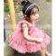 A0134# 2PCS Cute Summer Girls Dress Kids Princess Tulle Tutu Ball Gown Toddler Vestidos Infant Girl Birthday Clothes