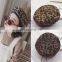 Autumn Winter Children Leopard Beret Hats Fashion All-match Baby Boys Girls Pumpkin Hats Kids