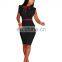 Low Price Best Seller  Women Casual Sexy Bodycon Sleeveless Dress Lady Formal Offical Pencil Dress