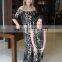 leopard Parent-Child Outfit Fashion Leopard Grain Siamese Trousers Suits Short Sleeve Round Collar (this link for WOMAN)