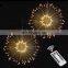 DIY Fireworks Light Foldable Bouquet Shape LED String Decorative Fairy Lights For Garland Patio Wedding Party Christmas Light