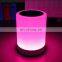 Portable smart LED light mini bluetooth speaker stereo subwoofer