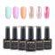 crystal  nail salon use gift box gel nail polish uv led soak off nails gels 6 colors