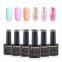 nail products beauty gel nail polish colors set 6 color pink series uv+gel kit