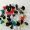 car door panel white clip Push-Type Retainers Auto Clips Plastic Fastener Car Rivet