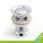 Bathroom Bason Chrome Slotted Rod Operated Pop-Up Basin Waste Plug