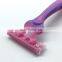 2021 Hot sale wholesale disposable manual razor rubber handle can be customized for convenient travel razor