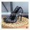 Snake print design ladies high heeled pump sandals shoes women new snake color and design heels