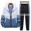 Men's spring and summer casual bomber jacket loose large size sports 2-piece jogging suit custom jacket