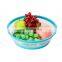 Premium Splatter Guard Food Plate PP Plastic Lid Collapsible Microwave Cover