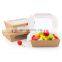 Microwave safe custom cardboard takeout bento lunch box for food