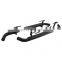 OEM STYLE BLACK SIDE STEPS RUNNING BOARDS FOR LAND ROVER DEFENDER 110