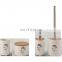 Elegant Ceramic 5pcs Bathroom Set Bamboo Bathroom Accessories Sets