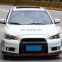 Runde ABS Material Car Front Bumper Modified GTR VARIT II And VARIT III Suitable For 2009-Now Mitsubishi Lancer-EX front bumper