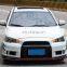Runde ABS Material Car Front Bumper Modified GTR VARIT II And VARIT III Suitable For 2009-Now Mitsubishi Lancer-EX Front Bumper