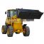 Construction machinery wheel loader with wood grapple ZL20F front hoe loader