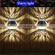 Waterproof Garden Solar LED Outdoor Wall Lamp Decor Light Courtyard Landscape Street Garden Wall Light