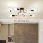 Modern LED Chandelier Lighting Decorative Flower D50*H40 D60*H40cmDesign Iron Crystal Ceiling Lamp