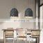 Modern Indoor Living Room Bedroom Simple Plaster Concrete Ceiling Mounted Light E27 Chandeliers Pendant Lights