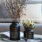 New Design Wholesale Modern Home Decor Wedding Decorative Normal Leather Tabletop White Gold Nordic Luxurious Flower Glass Vase