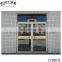 floor spring exterior door design aluminum double front door for sale