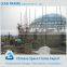 Light steel structure glass dome shed space frame