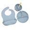 Silicone baby feeding set