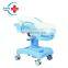 HC-M024 High Quality Gas Spring Deluxe Baby Stroller Trolley infant for hospital baby cribs cot pediatric bed