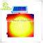 Wholesale waterproof yellow LED solar powered flashing warning traffic light