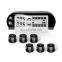 Promata 3-level brightness display TPMS car with front 2-tyre view/all tyre view mode selectable