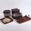 Handmade Set Rattan Weave Serving Tray, Home Storage Basket Decor, Kitchen Organizer