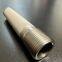 Sintered porous candle filter with M30 interface