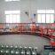 Round suspended scaffolding platform