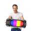 ZQS4262 portable 10W power 2*4 inches subwoofer wireless active bluetooth speaker with colorful lights