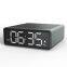 Desk Digital LED Clock Standard Wireless Charge Station Bedroom Office Table Mobile Phone Alarm Clock Wireless Charger