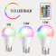 Smart Led Light A70 Indoor 220V Color Changing E27 E26 B22 10W Tuya Smart Remote Control RGB Bulb Light 3W 5W 10W 15W For Living