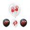 Full Color Clear Printable Latex Balloon Personalized Christmas Birthday Party Personalized Print Custom Logo Balloon Globo