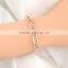 Link infinity love copper magnetic turkish gold bracelet