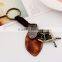 Hot Sale Leather KeyChain High Quality Fashion Skull Pendant Key Chain rings Vintage keyring Accessories