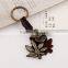 2015 Hot Sale Fashion Punk Men Boys Genuine Leather Keychains Promotional Gift