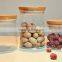most stylish design glass storage jar set with lid