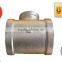 malleable iron pipe fittings 130R reducing tee