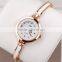 New Fashion Thin Alloy Bracelet Delicate Dial Fancy Ladies Watch