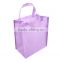 shiny laminated pp laundry handle reusable tnt shoulder carry printed tea rpet filter eco spunbond shopping clothes nonwoven bag