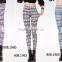 cheap piece in stock Custom gym China supplier fashion printed yoga and sport fitness sexy leggings for women