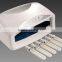 54W 2-hand Nail Art 6LEDs Gel Curing UV Lamp Polish Pedicure Manicure Tools Heater & Fan with Timer 250V Nail Dryer EU Plug                        
                                                Quality Choice