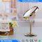 Professional Golden Brass Round Decorative Smart Magnifying Mirror