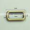 High quality heavy duty brass rectangle ring metal hardware bag Ring Hardware rectangle-rings