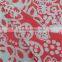 Esse Textile knitted fabric T/R fabric big flower burnout fabric for garment